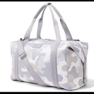 In Search Of Dagne Dover Haze camo duffle in large or xl